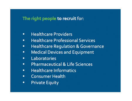 Health Talent Consulting - The right people.